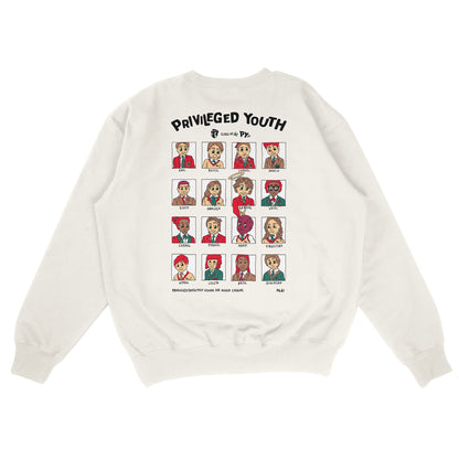 YEARBOOK CREAM SWEATSHIRT