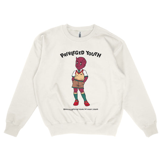 YEARBOOK CREAM SWEATSHIRT