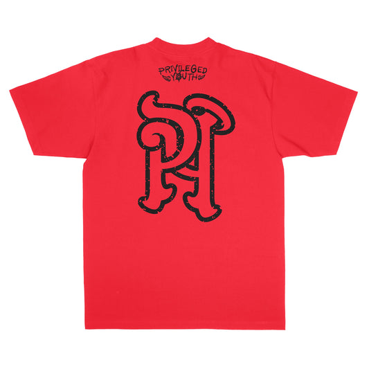 RED LOGO T-SHIRT