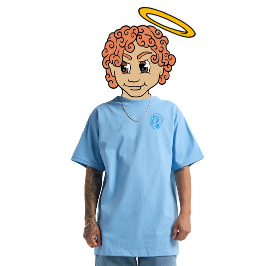 SKY BLUE LOGO T-SHIRT